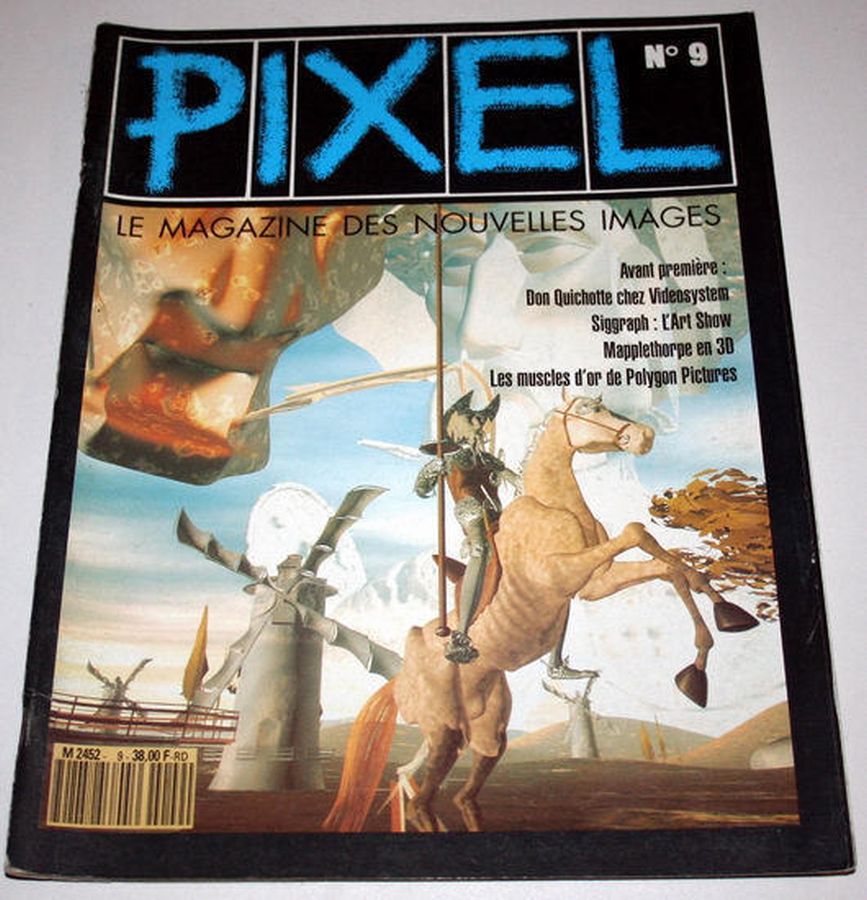 PIXEL magazine side cover Issue 9   1990