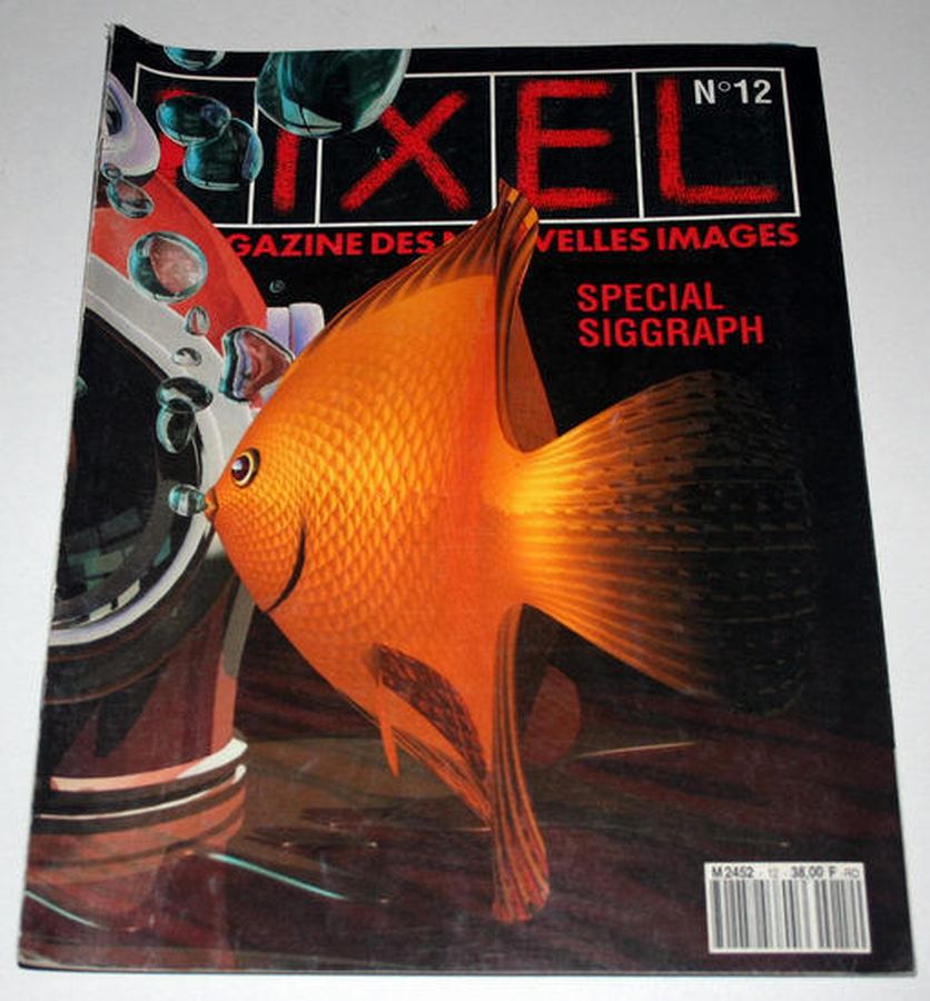 PIXEL magazine side cover Issue 12   1991