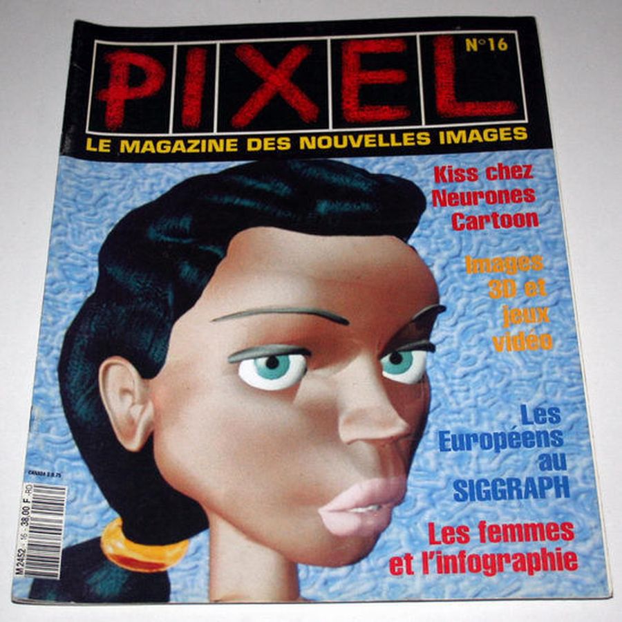PIXEL magazine side cover Issue 16   1992