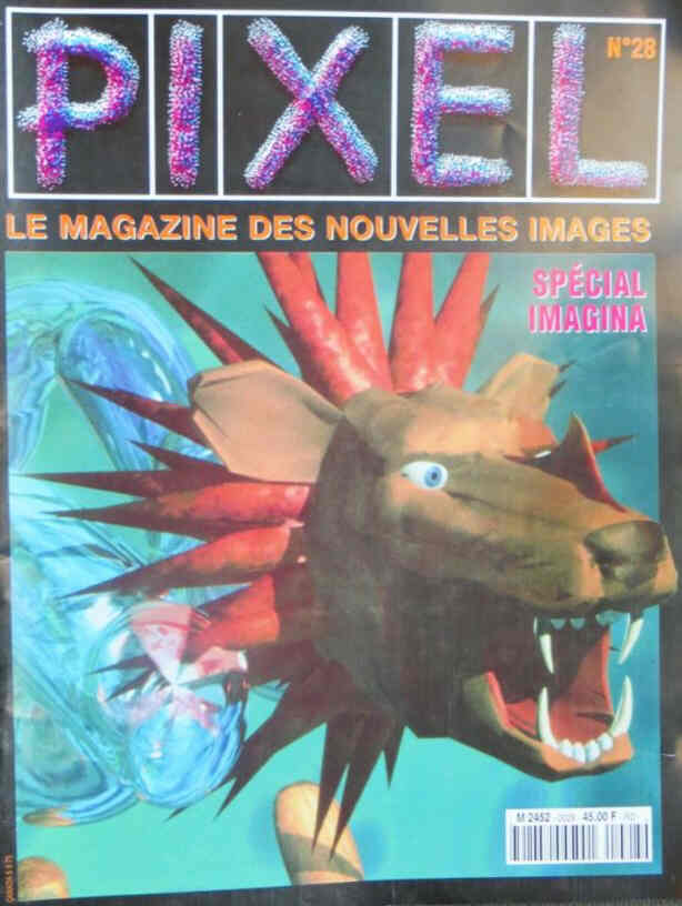 PIXEL magazine side cover Issue 28   1996