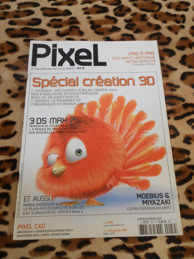 PIXEL magazine side cover Issue 97  January/February 2005