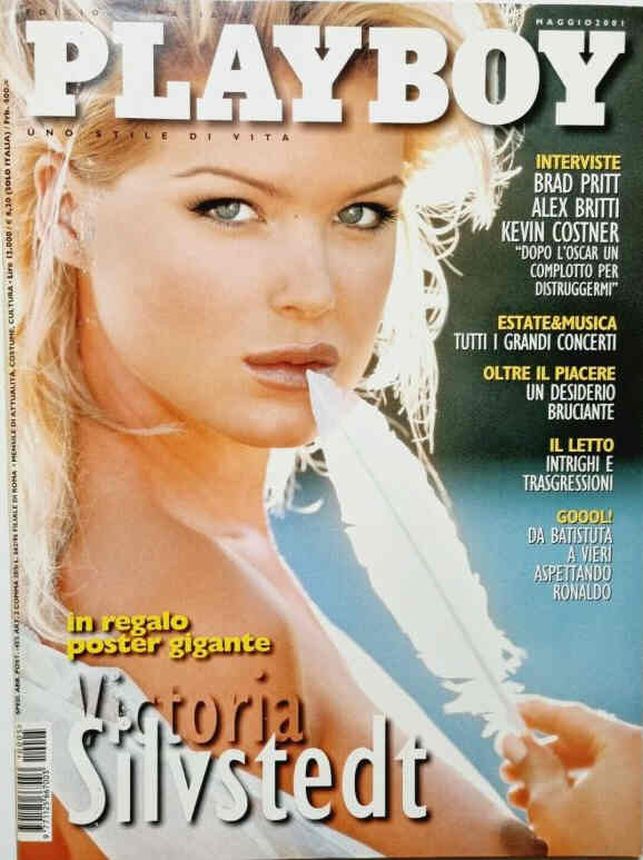 PLAYBOY (It) magazine side cover  May 2001