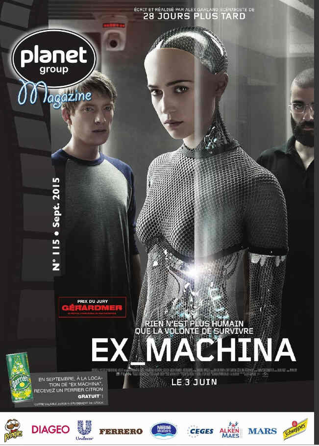 PLANET GROUP MAGAZINE magazine side cover Issue 115 September 2015