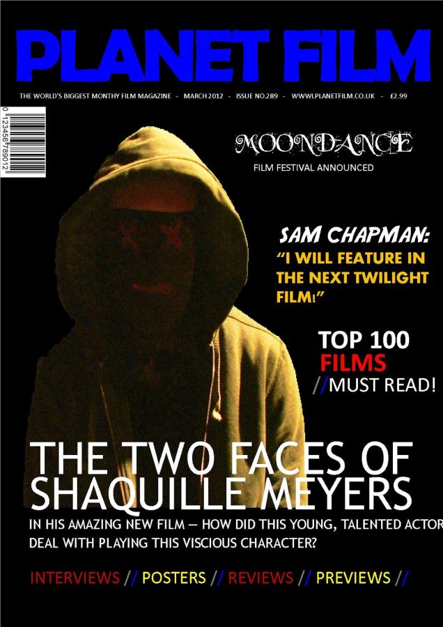 PLANET FILM magazine side cover Issue 289 March 2012
