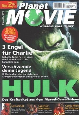 PLANET MOVIE magazine side cover July 2003