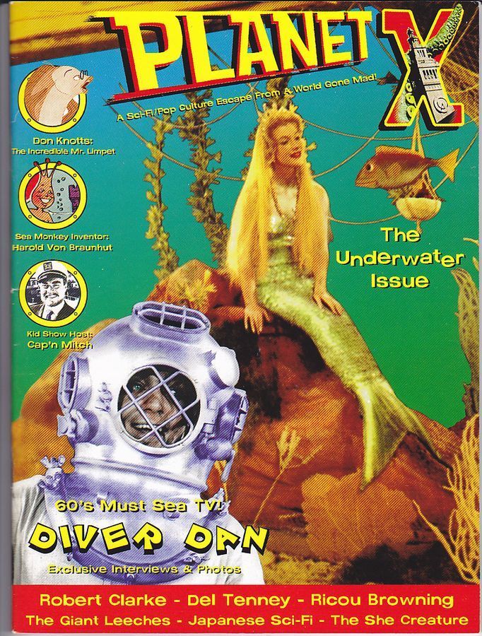 PLANET X magazine side cover October 1998