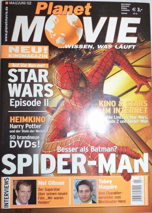 PLANET MOVIE magazine side cover May/June 2002
