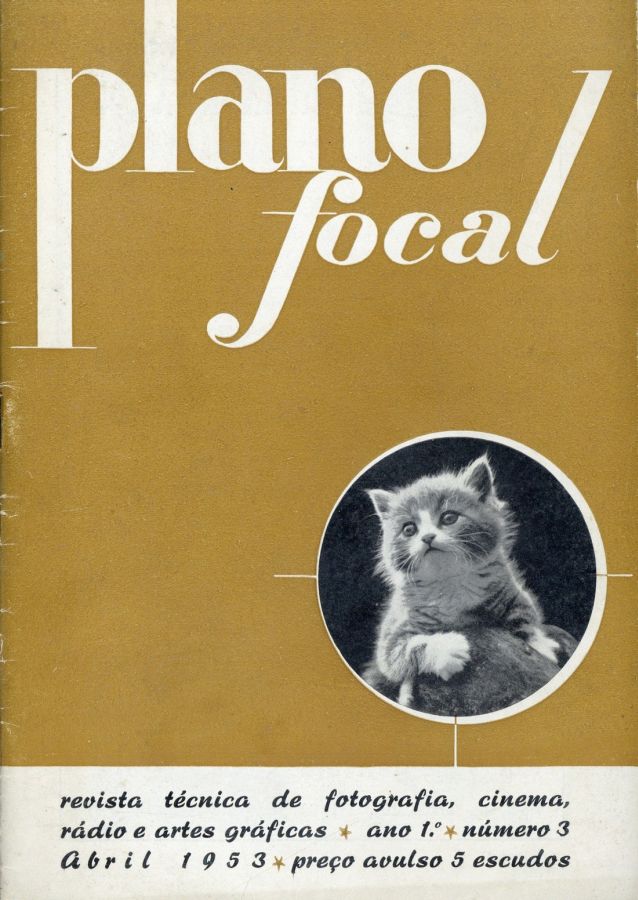 PLANO FOCAL magazine side cover Issue 3  April 1953