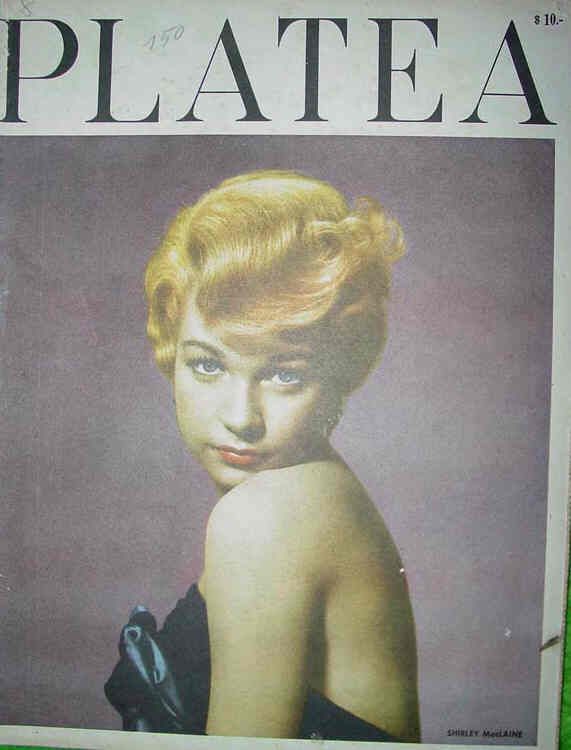 PLATEA magazine side cover Issue 8 15 January 1960
