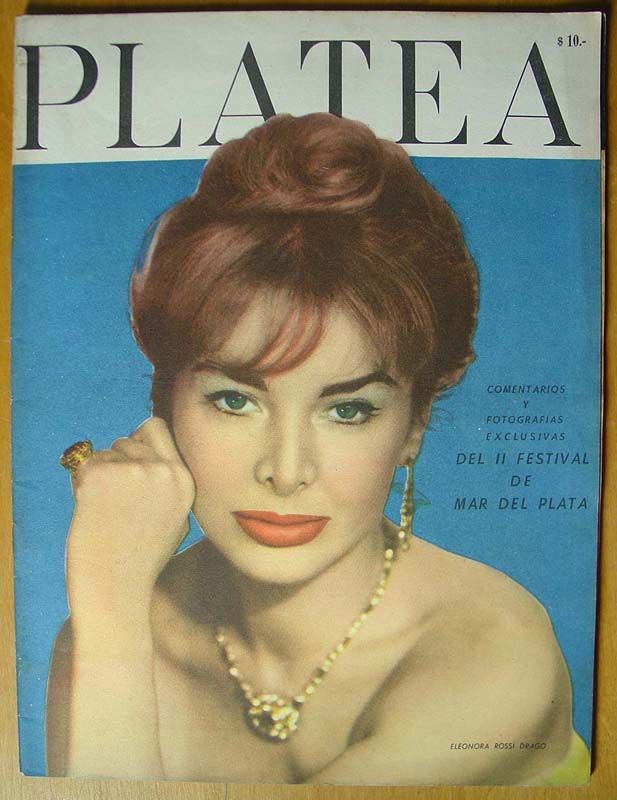 PLATEA magazine side cover Issue 13 25 March 1960