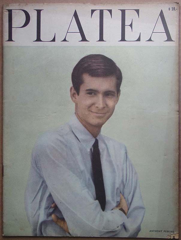 PLATEA magazine side cover Issue 14 8 April 1960