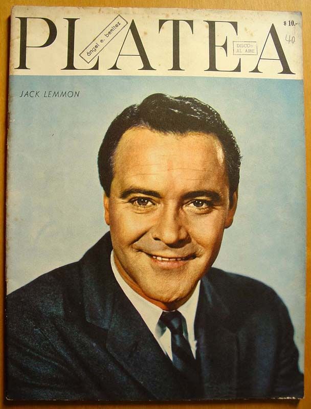 PLATEA magazine side cover Issue 40 20 January 1961