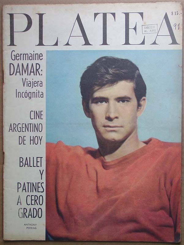 PLATEA magazine side cover Issue 91 19 January 1962
