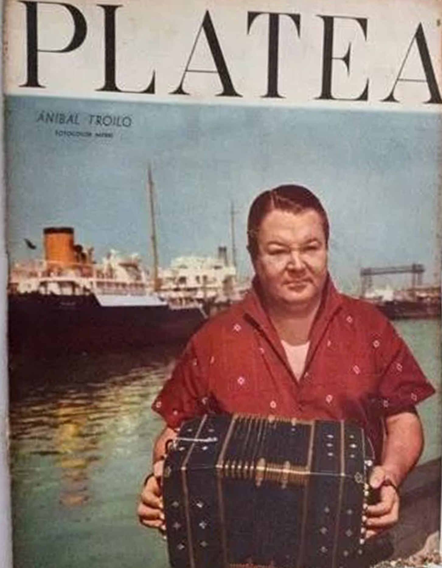 PLATEA magazine side cover Issue 56 12 May 1961