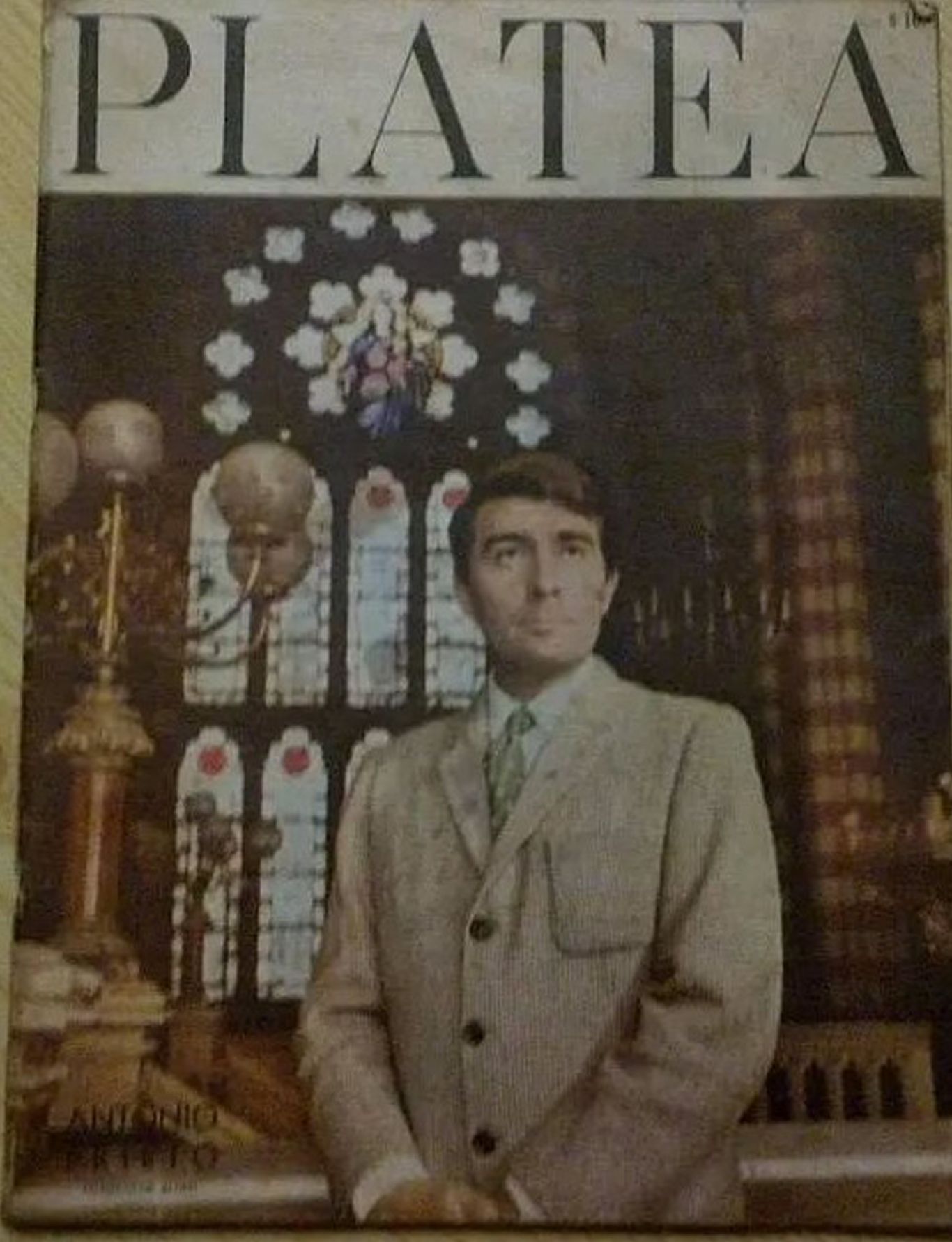 PLATEA magazine side cover Issue 59 2 June 1961