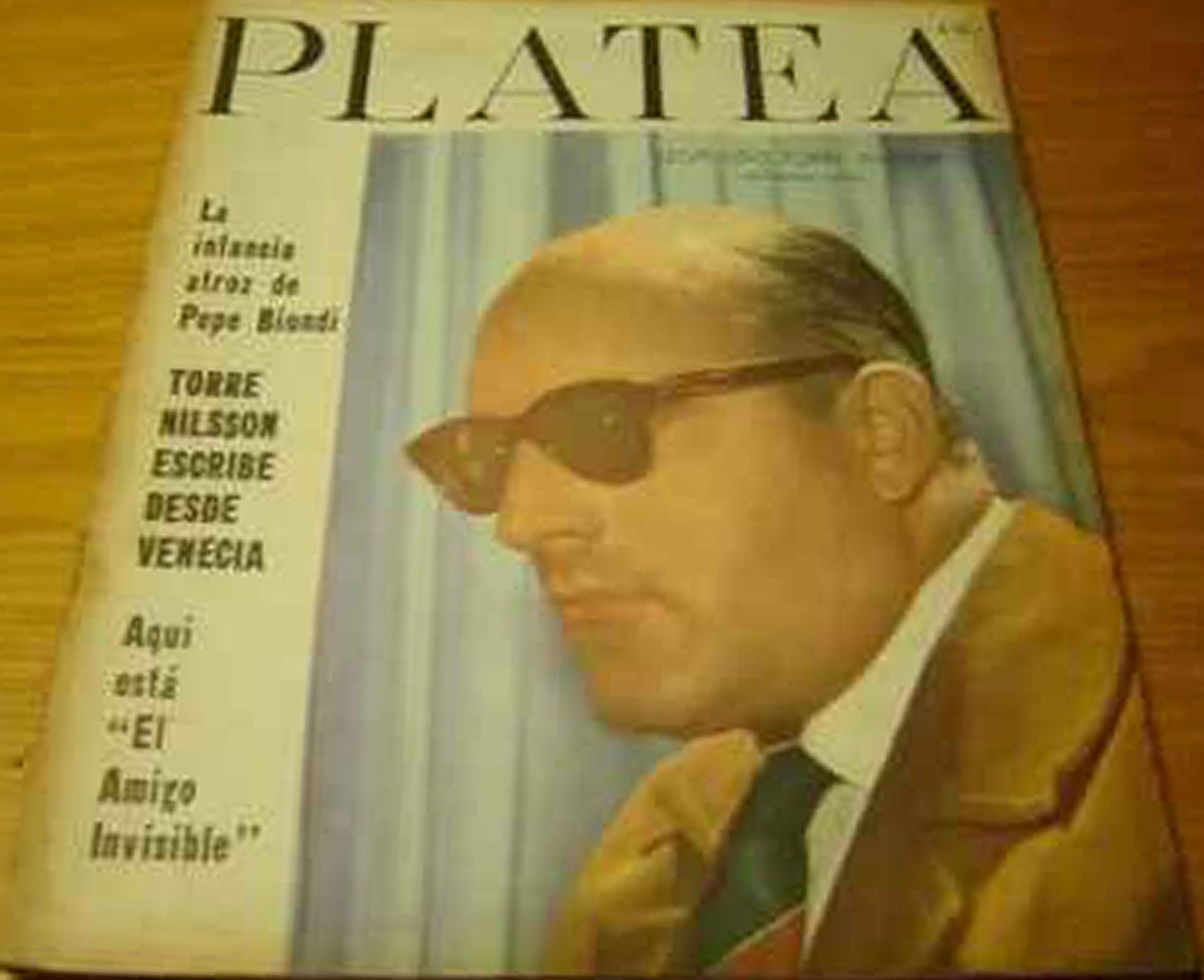 PLATEA magazine side cover Issue 75 21 September 1961