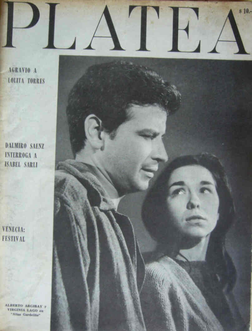 PLATEA magazine side cover Issue 76 28 September 1961