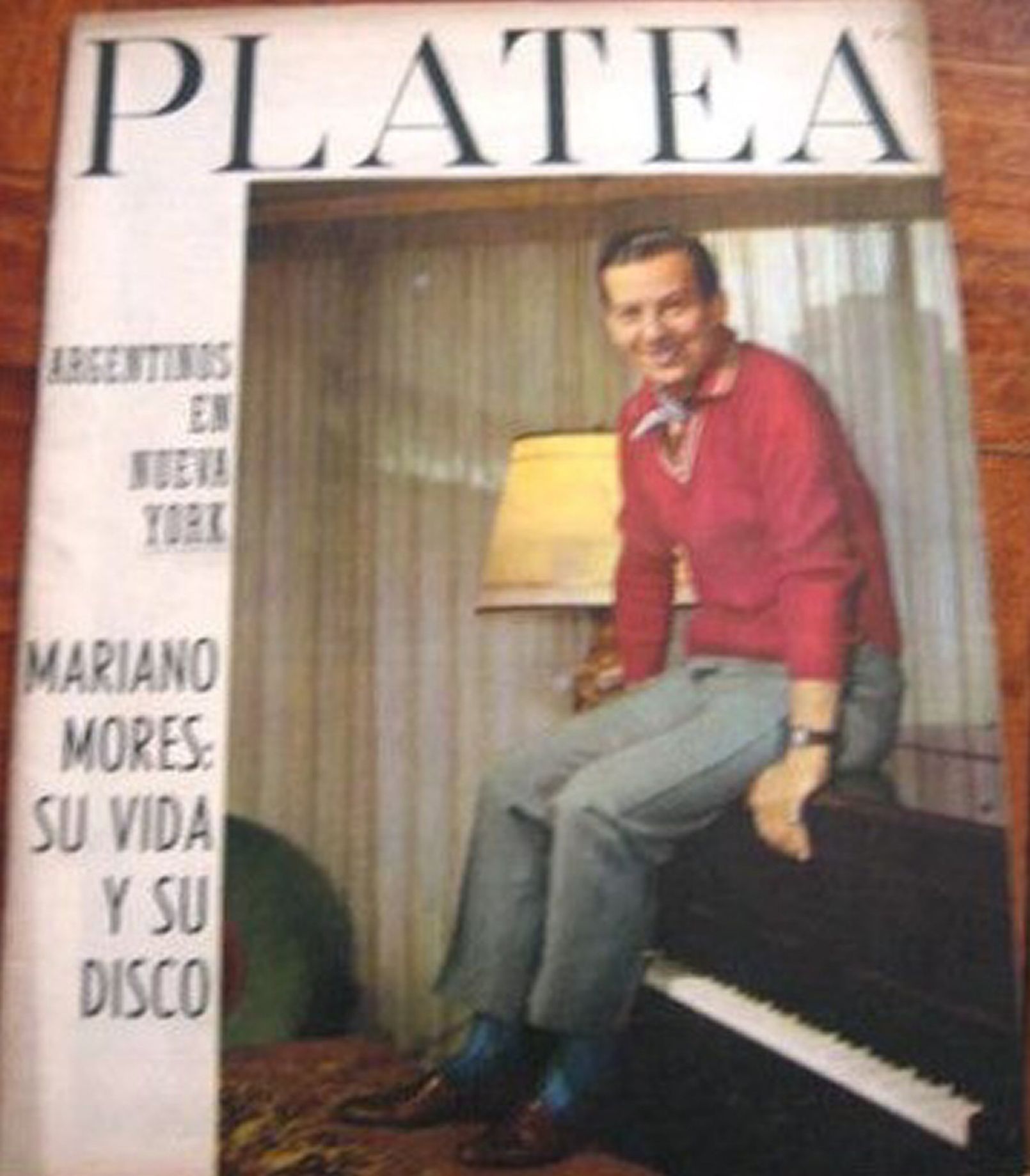 PLATEA magazine side cover Issue 84 1 December 1961