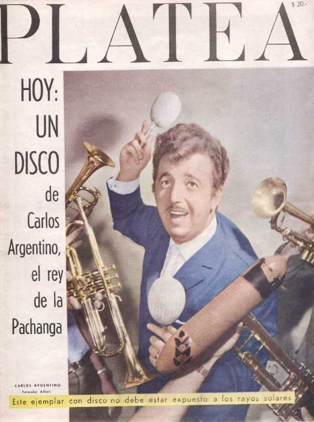 PLATEA magazine side cover Issue 86 15 December 1961