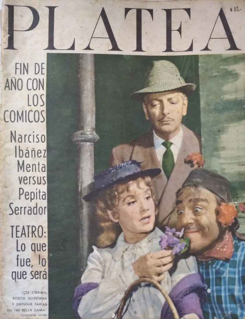 PLATEA magazine side cover Issue 88 29 December 1961