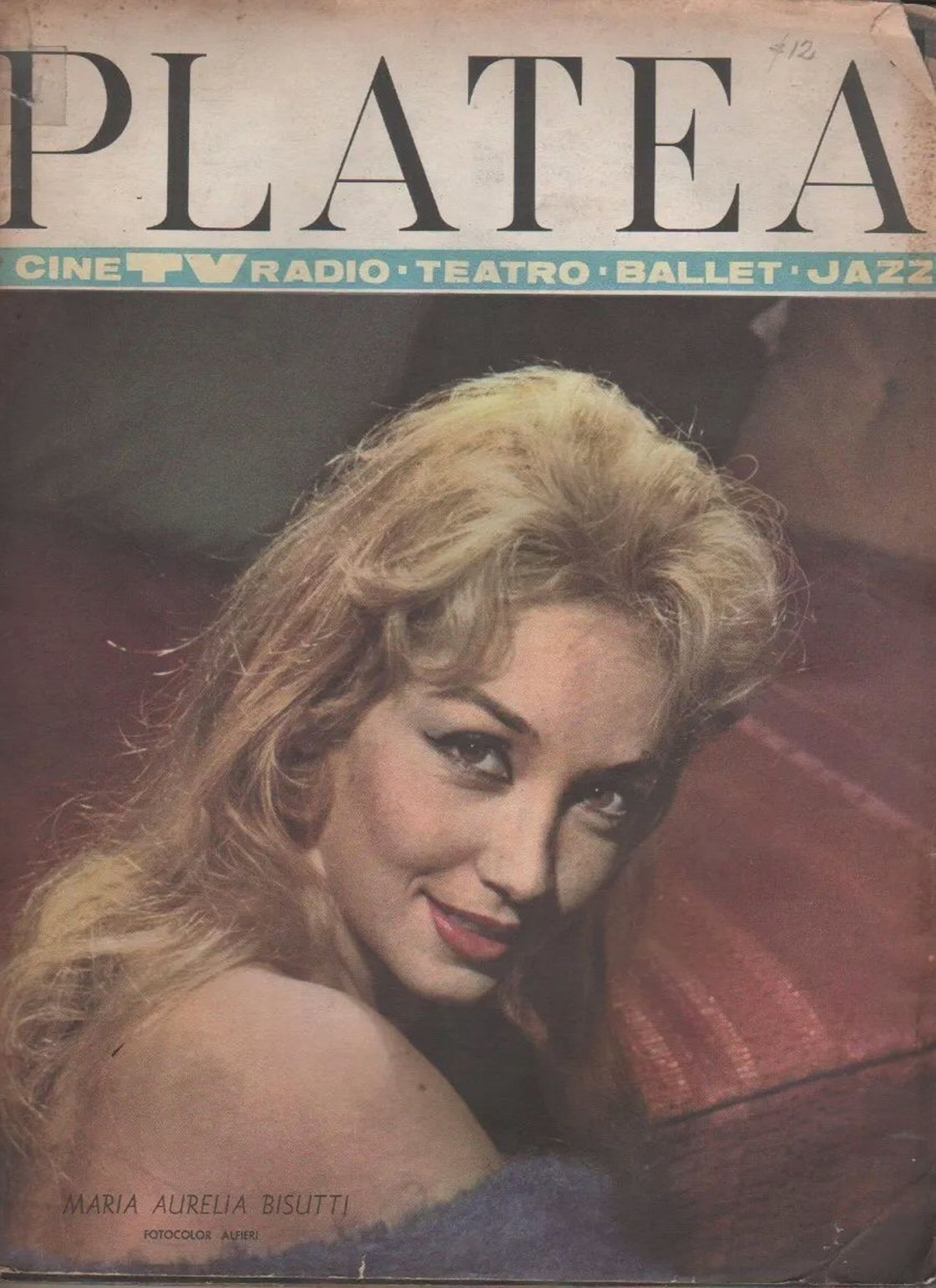 PLATEA magazine side cover Issue 62 23 June 1961