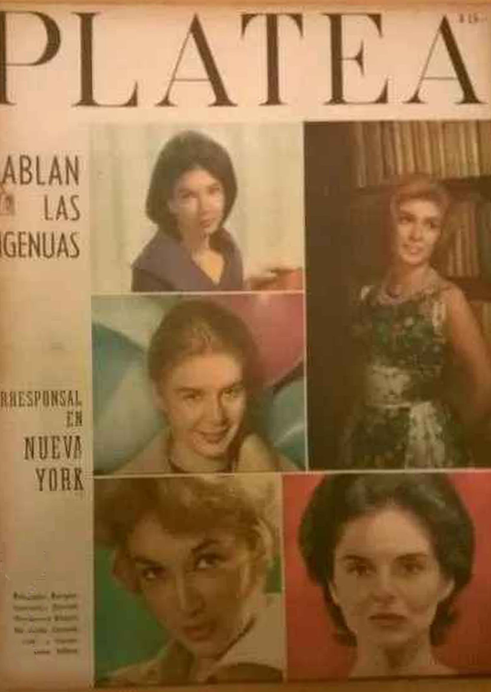PLATEA magazine side cover Issue 94 2 February 1962
