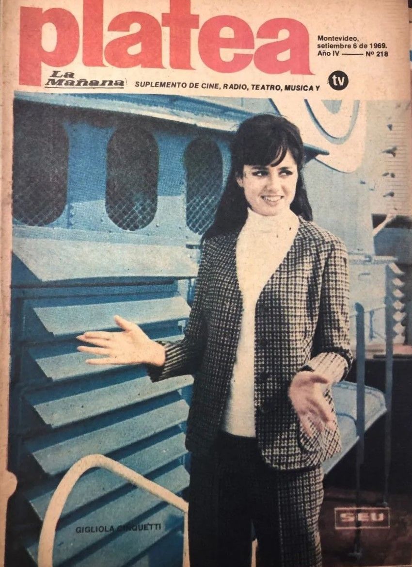 PLATEA (UR) magazine side cover Issue 218   1969