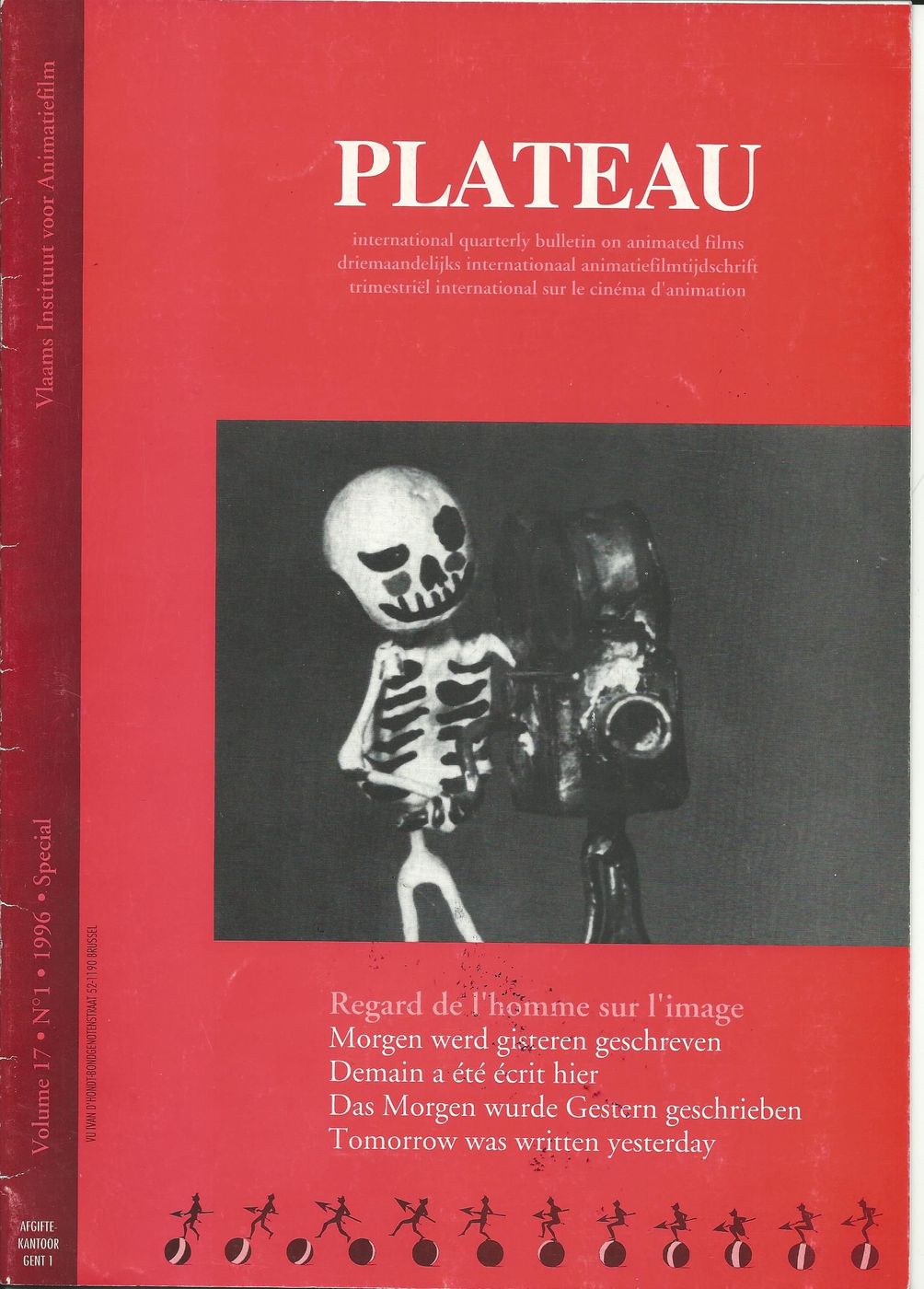 PLATEAU magazine side cover  Vol 17 No 1  1996