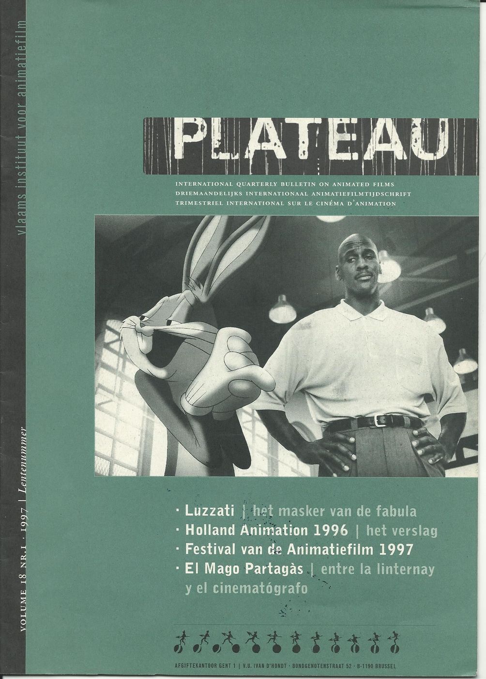 PLATEAU magazine side cover  Vol 18 No 1  1997
