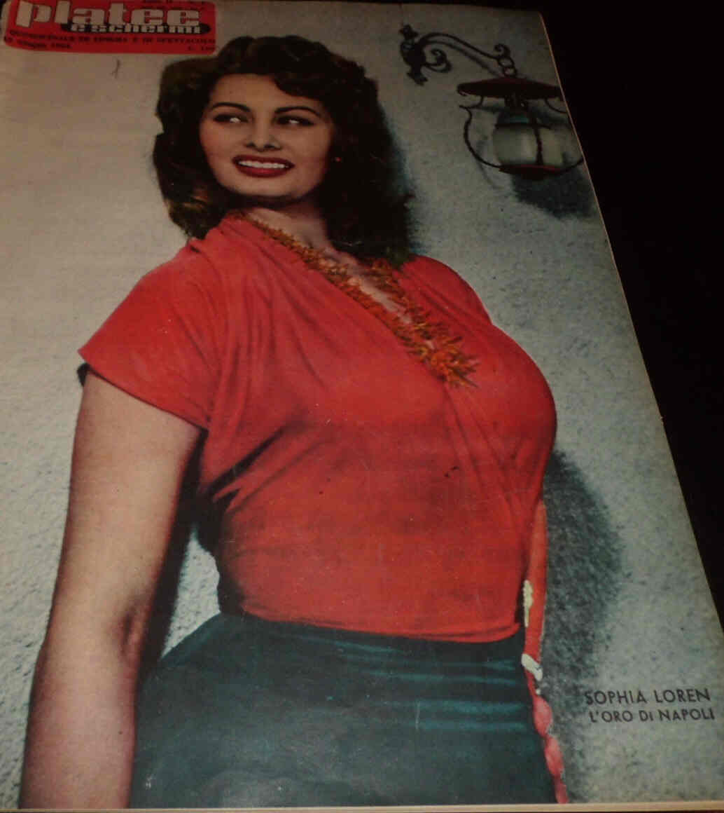 PLATEE E SCHERMI magazine side cover 15 June 1954