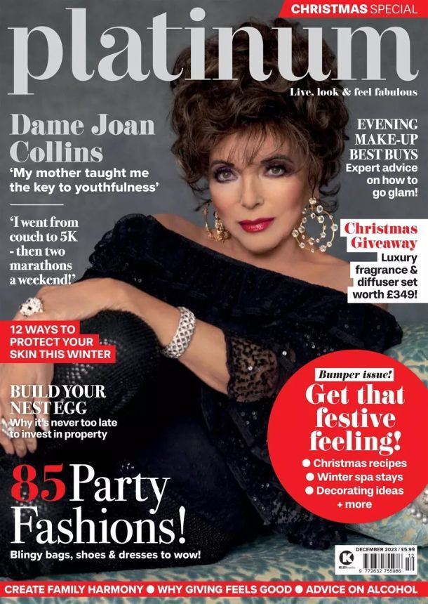 PLATINUM magazine side cover  December 2023