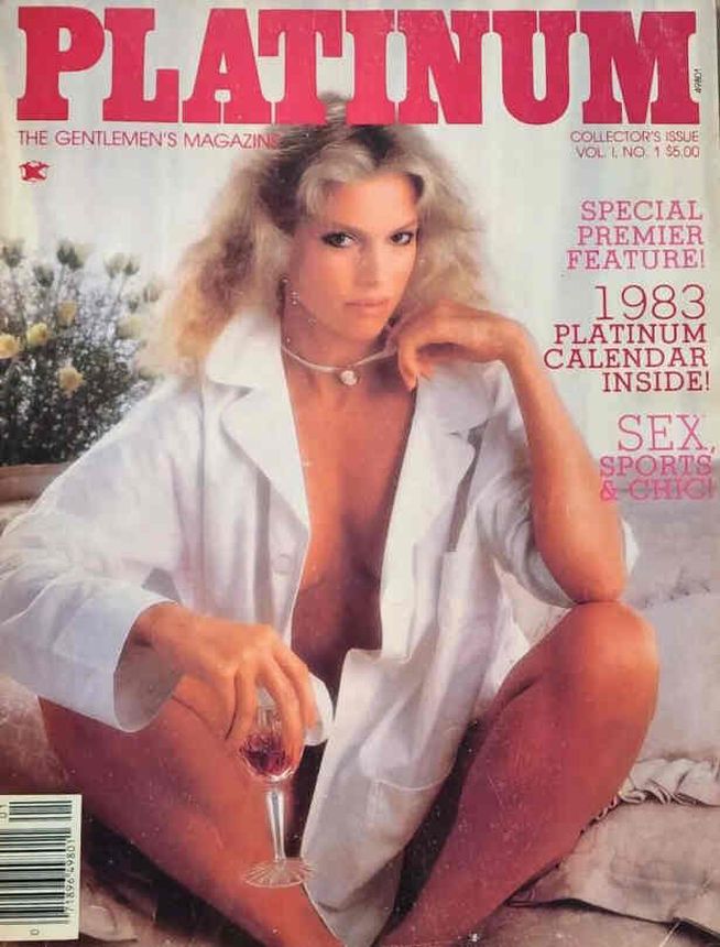 PLATINUM USA magazine side cover Issue 1   1983