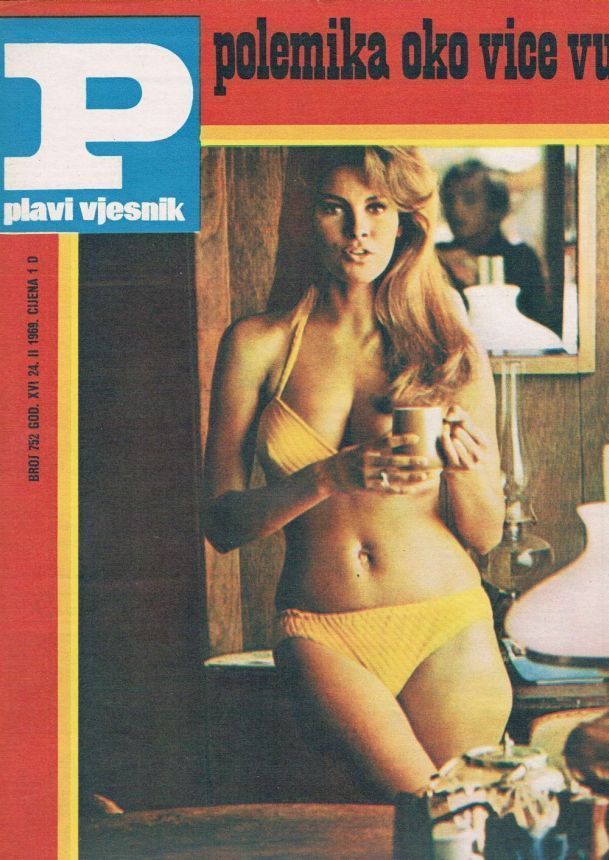 PLAVI VJESNIK magazine side cover Issue 752 24 November 1969