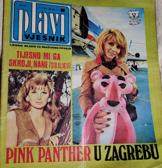 PLAVI VJESNIK magazine side cover Issue 916 17 April 1972