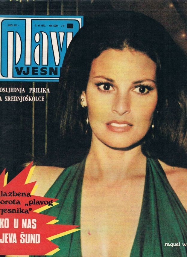 PLAVI VJESNIK magazine side cover Issue 923 5 June 1972
