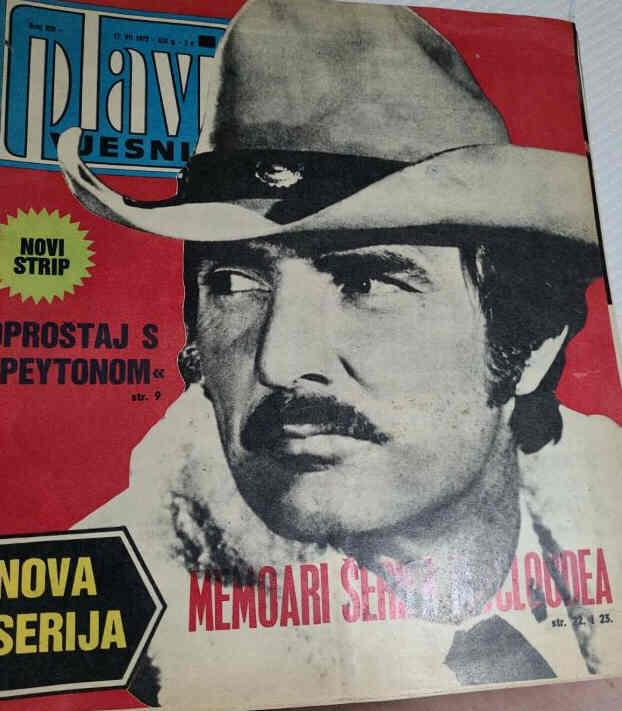 PLAVI VJESNIK magazine side cover Issue 929 17 July 1972