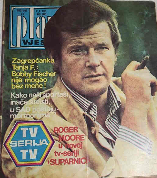 PLAVI VJESNIK magazine side cover Issue 940 2 October 1972