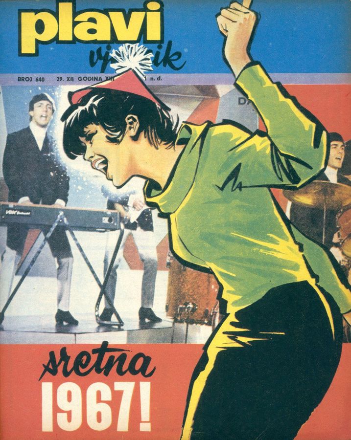 PLAVI VJESNIK magazine side cover Issue 640  