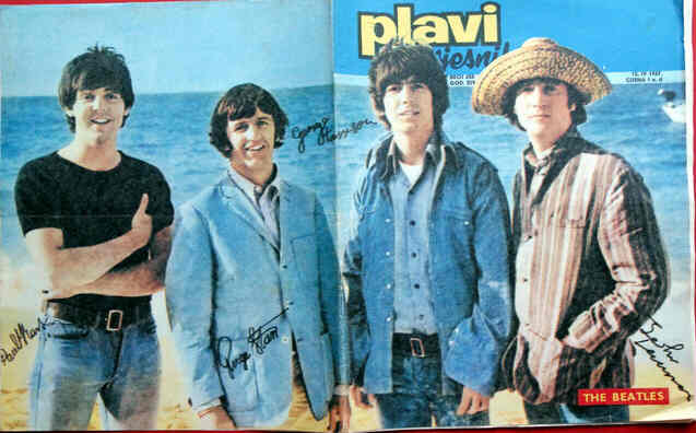 PLAVI VJESNIK magazine side cover Issue 655 15 April 1967