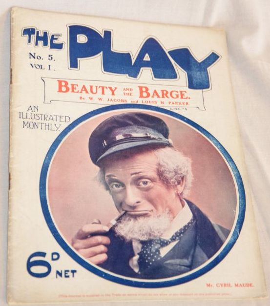 PLAY magazine side cover  Vol 5 No  1   1903