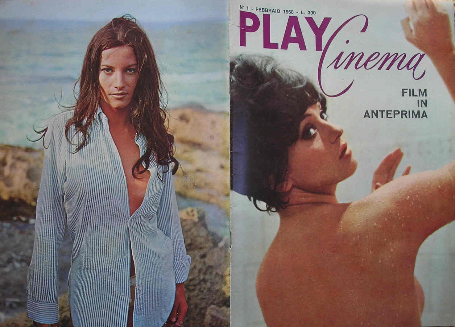 PLAY CINEMA magazine side cover Issue 1 February 1968
