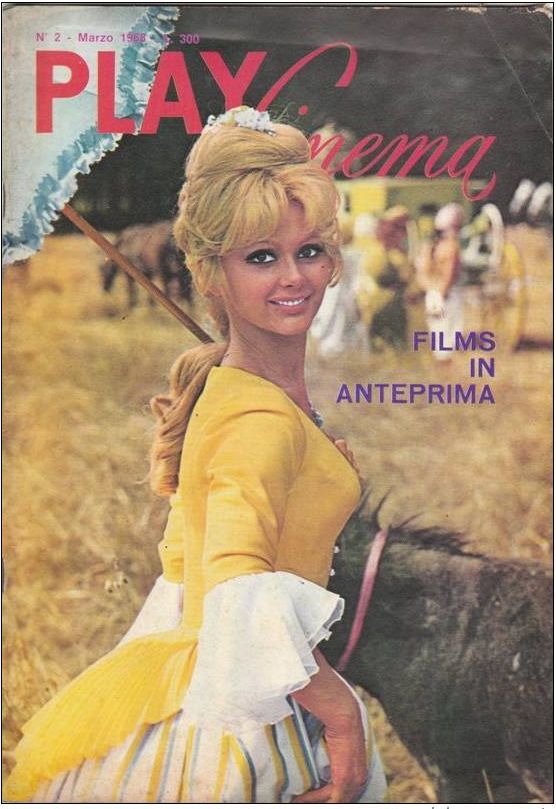 PLAY CINEMA magazine side cover Issue 2 March 1968