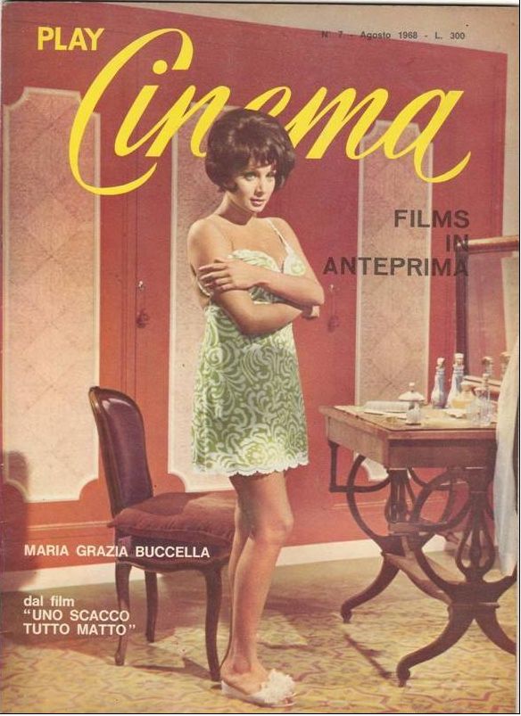 PLAY CINEMA magazine side cover Issue 7 August 1968
