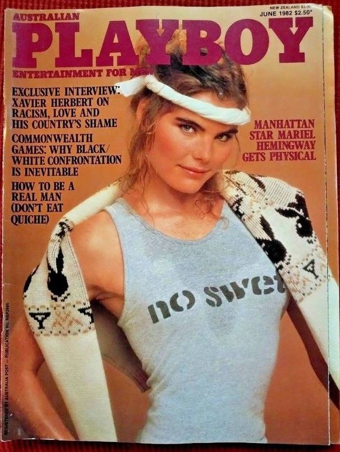 PLAYBOY (Australia) magazine side cover  June 1982