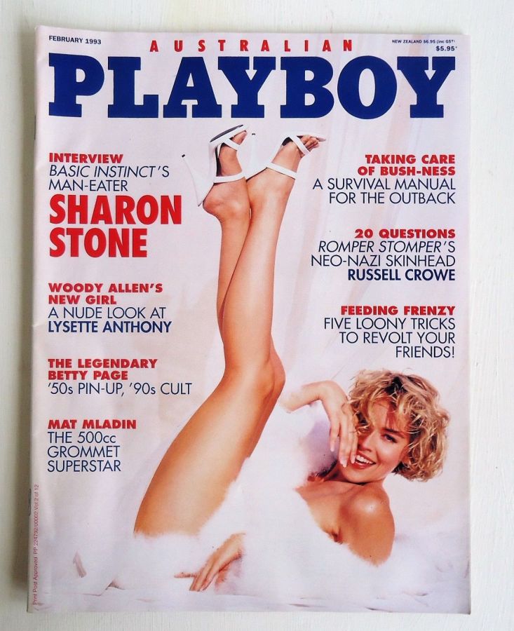 PLAYBOY (Australia) magazine side cover  February 1993