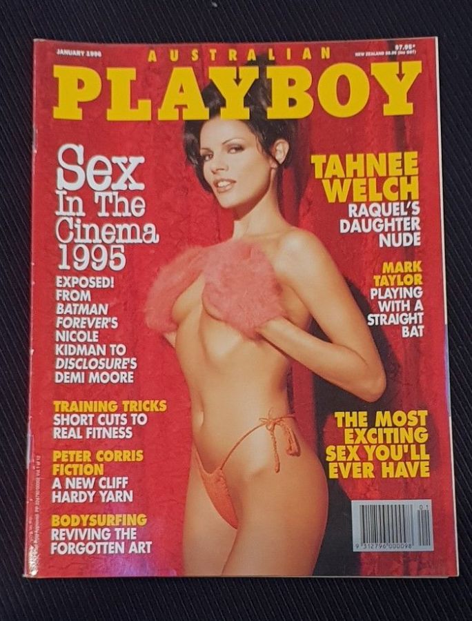 PLAYBOY (Australia) magazine side cover  January 1996