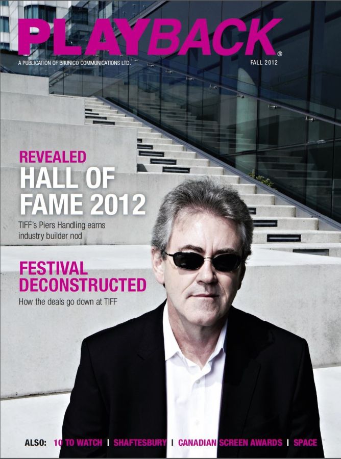 PLAYBACK magazine side cover Fall 2012