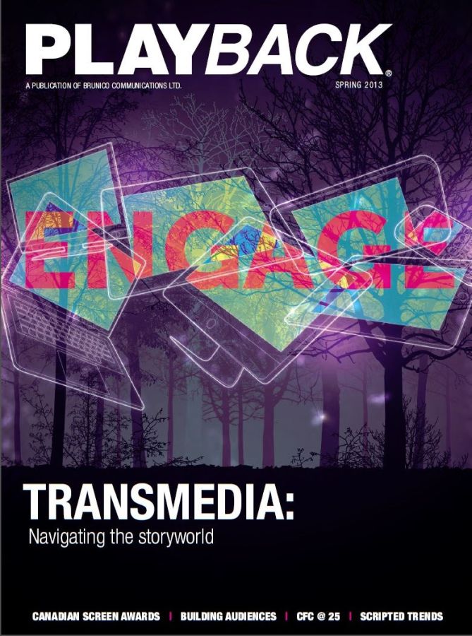 PLAYBACK magazine side cover Spring 2013