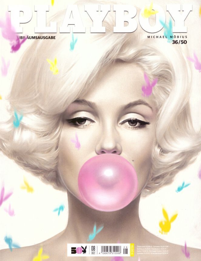 PLAYBOY (Germany) magazine side cover  August 2022