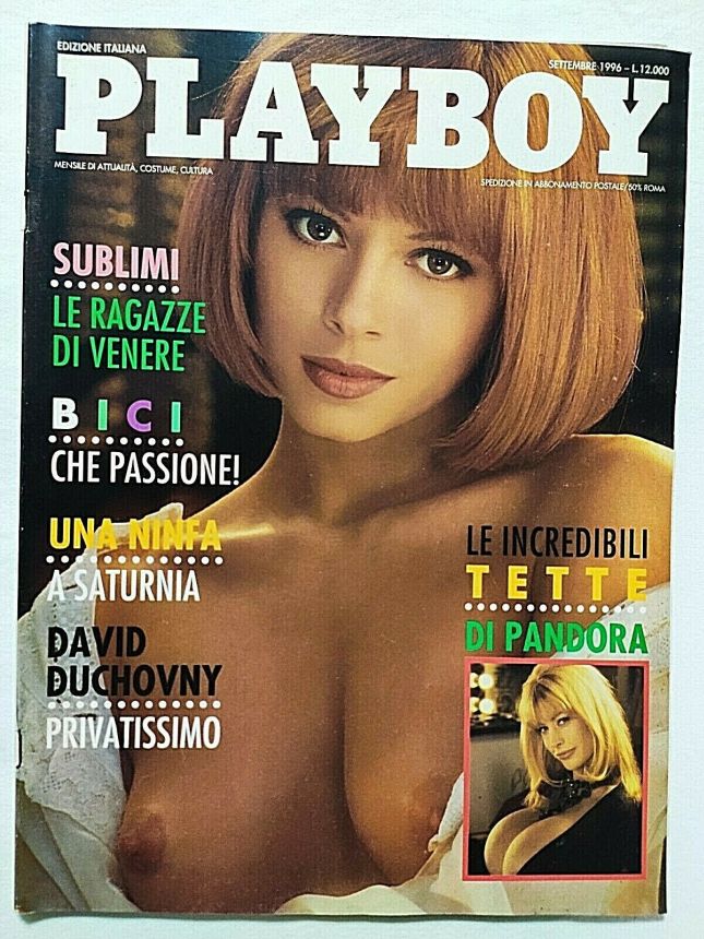PLAYBOY (It) magazine side cover  September 1996
